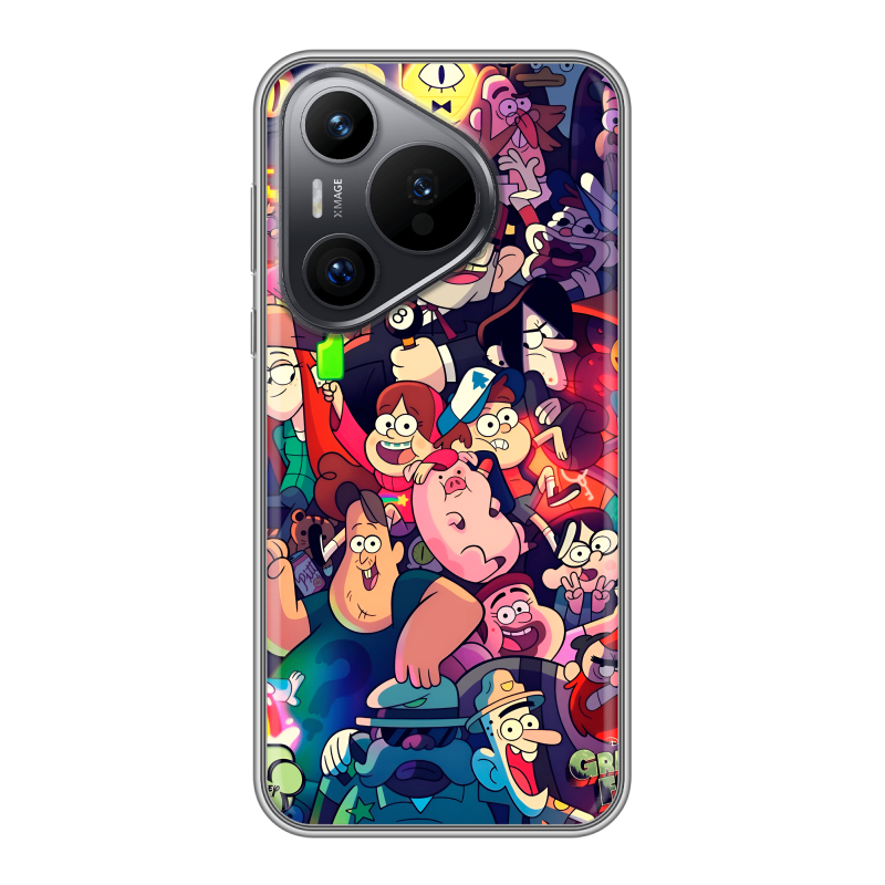 Силиконовый чехол на Huawei P70 с принтом Gravity Falls Гравити Фолз Силиконовый чехол на Huawei P70 с принтом Gravity Falls Гравити Фолз