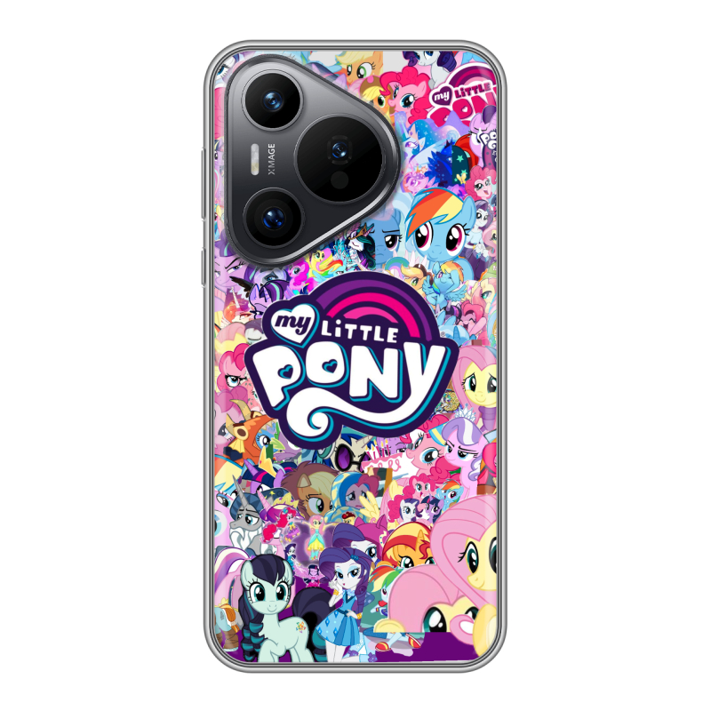 Силиконовый чехол на Huawei P70 с принтом My little pony Дружба чудо Силиконовый чехол на Huawei P70 с принтом My little pony Дружба чудо