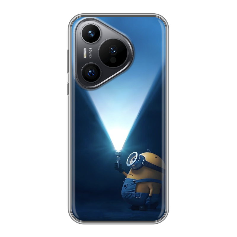 Силиконовый чехол на Huawei P70 с принтом Миньоны Силиконовый чехол на Huawei P70 с принтом Миньоны