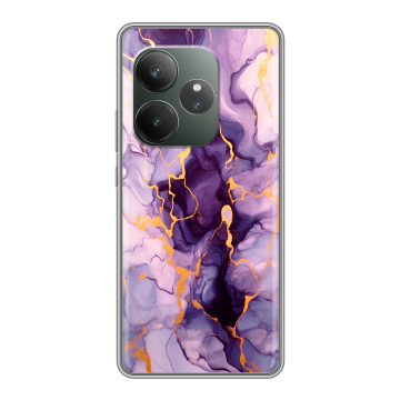 Силиконовый чехол на Realme GT Neo 6 SE с принтом Мрамор