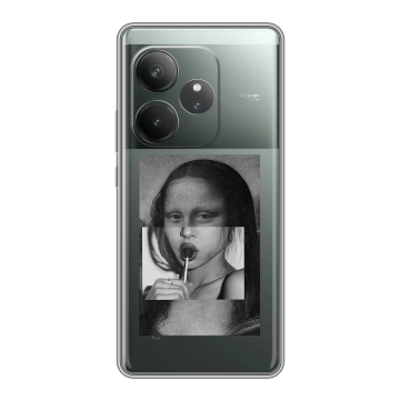 Силиконовый чехол на Realme GT Neo 6 SE с принтом Мона Лиза