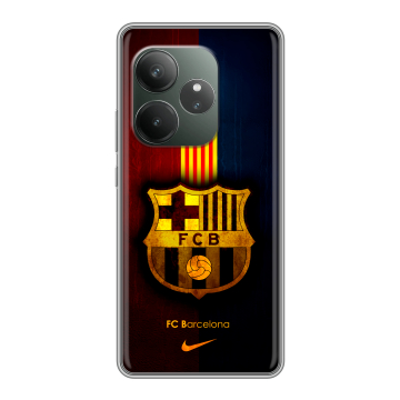 Силиконовый чехол на Realme GT Neo 6 SE с принтом Барселона Barcelona