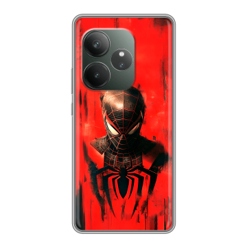 Силиконовый чехол на Realme GT Neo 6 SE с принтом человек паук spiderman