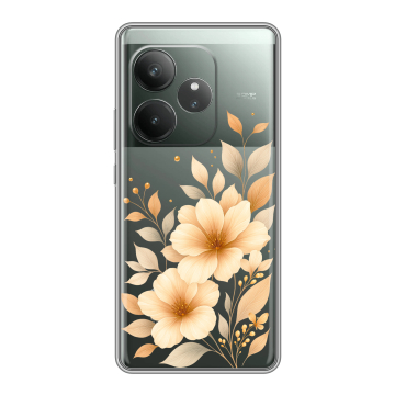 Силиконовый чехол на Realme GT Neo 6 SE с принтом для девушки