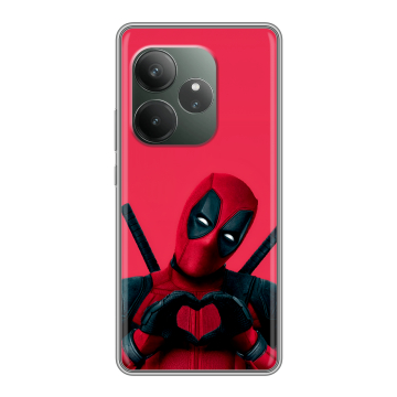 Силиконовый чехол на Realme GT Neo 6 SE с принтом Дедпул Deadpool