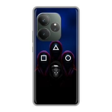 Силиконовый чехол на Realme GT Neo 6 SE с принтом Игра Кальмара