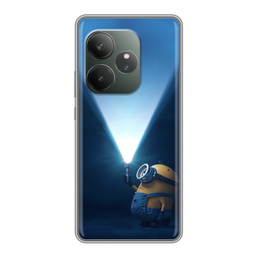 Силиконовый чехол на Realme GT Neo 6 SE с принтом Миньоны