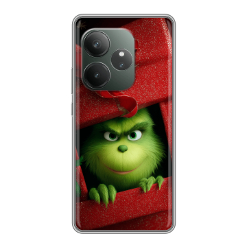 Силиконовый чехол на Realme GT Neo 6 SE с принтом Новый год