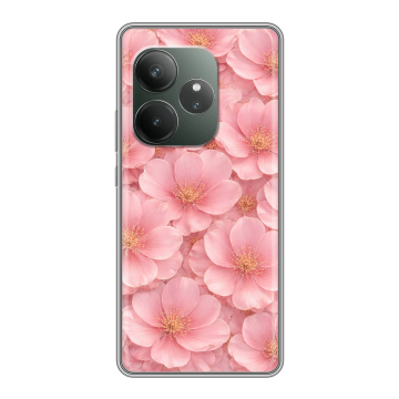 Силиконовый чехол на Realme GT Neo 6 SE с принтом женский