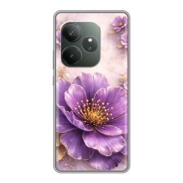 Силиконовый чехол на Realme GT Neo 6 SE с принтом женский