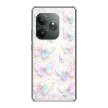 Силиконовый чехол на Realme GT Neo 6 SE с принтом женский