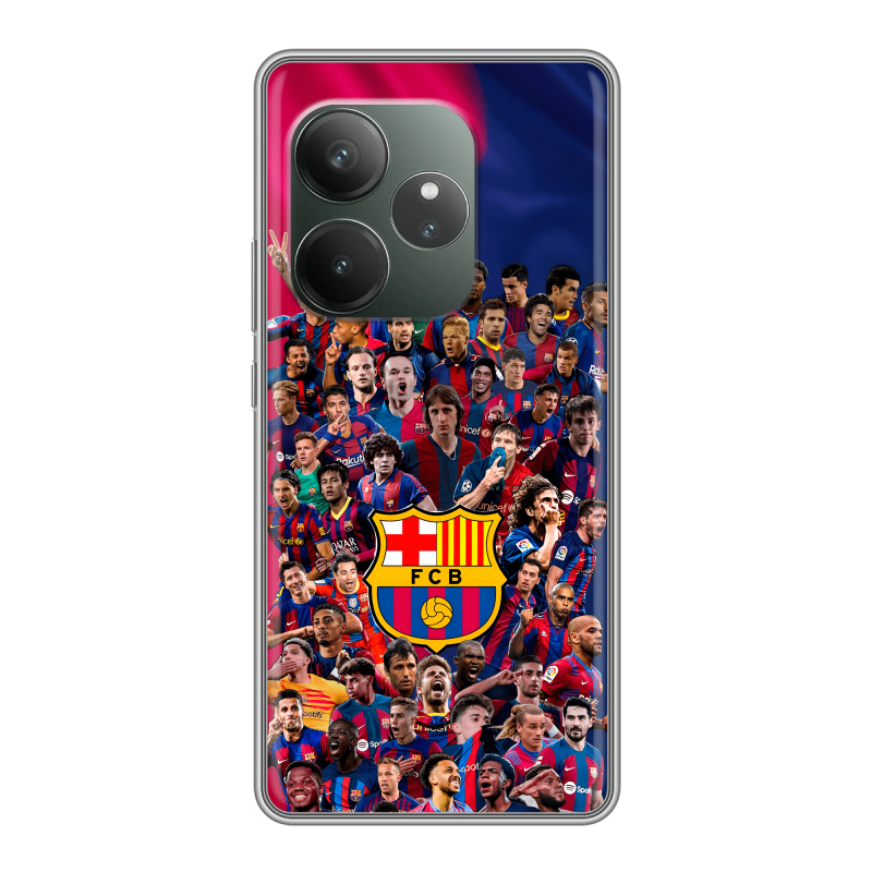 Силиконовый чехол на Realme GT Neo 6 SE с принтом Барселона Barcelona Силиконовый чехол на Realme GT Neo 6 SE с принтом Барселона Barcelona