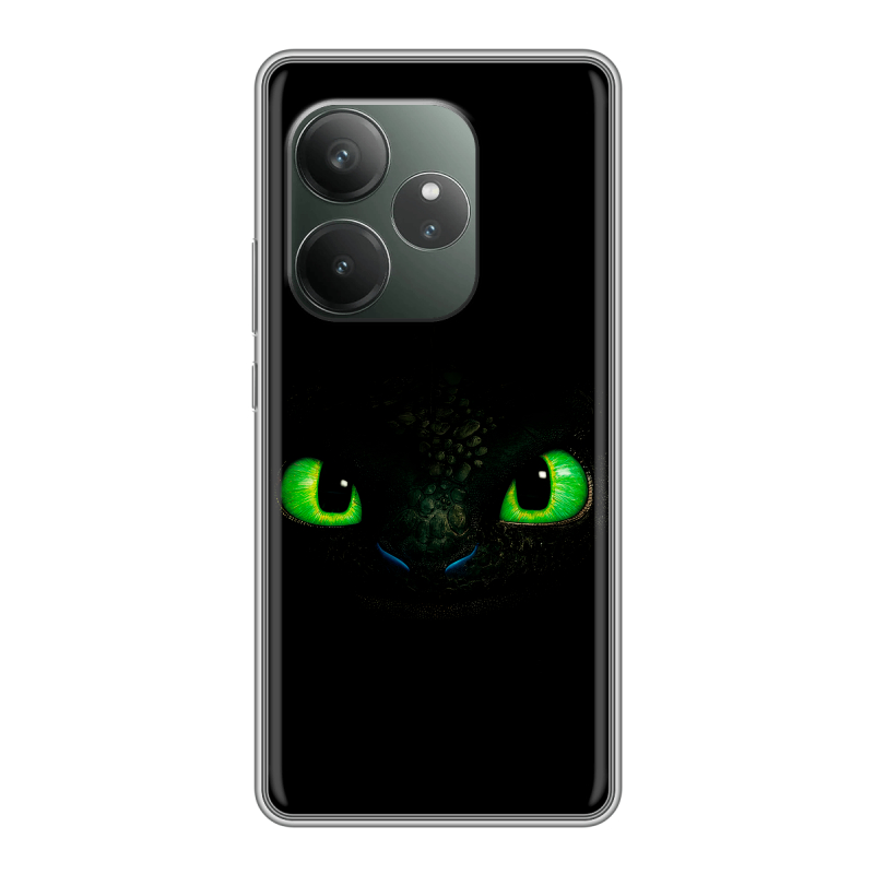 Силиконовый чехол на Realme GT Neo 6 SE с принтом Как приручить дракона Силиконовый чехол на Realme GT Neo 6 SE с принтом Как приручить дракона