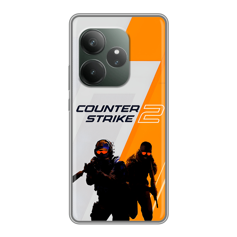 Силиконовый чехол на Realme GT Neo 6 SE с принтом Counter Strike Силиконовый чехол на Realme GT Neo 6 SE с принтом Counter Strike