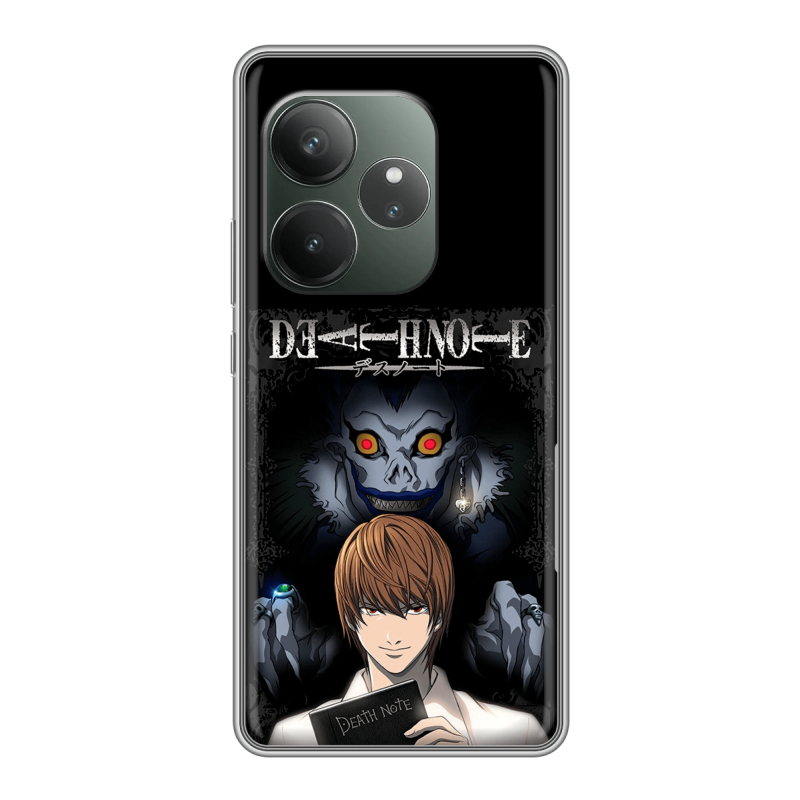 Силиконовый чехол на Realme GT Neo 6 SE с принтом Death note Тетрадь смерти Силиконовый чехол на Realme GT Neo 6 SE с принтом Death note Тетрадь смерти