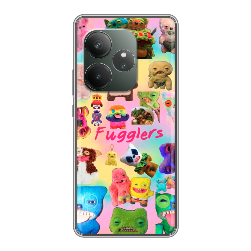 Силиконовый чехол на Realme GT Neo 6 SE с принтом Флагер Fuggler Силиконовый чехол на Realme GT Neo 6 SE с принтом Флагер Fuggler