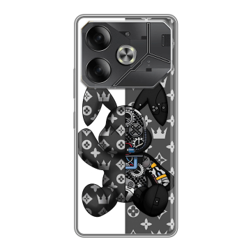 Силиконовый чехол на Tecno Pova 6 с принтом Луи робот Силиконовый чехол на Tecno Pova 6 с принтом Луи робот