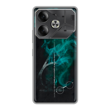 Силиконовый чехол на Tecno Pova 6 с принтом Гарри Поттер Harry Potter Силиконовый чехол на Tecno Pova 6 с принтом Гарри Поттер Harry Potter