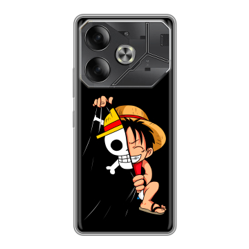 Силиконовый чехол на Tecno Pova 6 с принтом One Piece Ван Пис