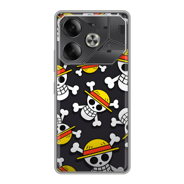 Силиконовый чехол на Tecno Pova 6 с принтом One Piece Ван Пис