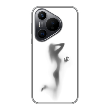 Силиконовый чехол на Huawei Pura 70 с принтом Силуэт Силиконовый чехол на Huawei Pura 70 с принтом Силуэт