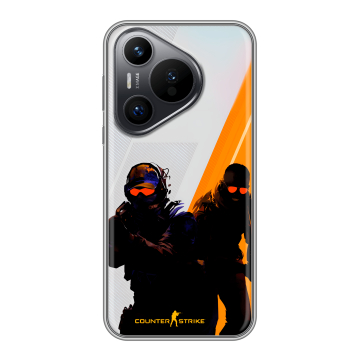 Силиконовый чехол на Huawei Pura 70 с принтом Контер страйк Counter strike Силиконовый чехол на Huawei Pura 70 с принтом Контер страйк Counter strike