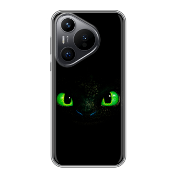Силиконовый чехол на Huawei Pura 70 с принтом Как приручить дракона