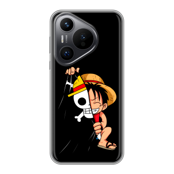 Силиконовый чехол на Huawei Pura 70 с принтом One Piece Ван Пис