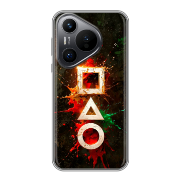 Силиконовый чехол на Huawei Pura 70 с принтом Squid Game Игра кальмара Силиконовый чехол на Huawei Pura 70 с принтом Squid Game Игра кальмара