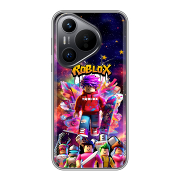 Силиконовый чехол на Huawei Pura 70 с принтом Roblox Роблокс Силиконовый чехол на Huawei Pura 70 с принтом Roblox Роблокс