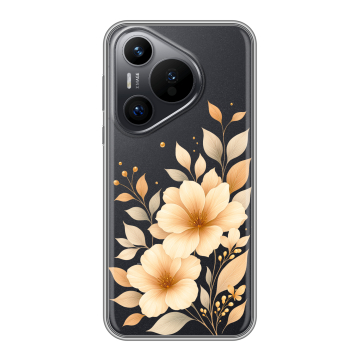 Силиконовый чехол на Huawei Pura 70 с принтом для девушки