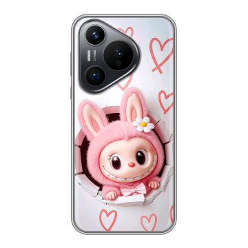 Силиконовый чехол на Huawei Pura 70 с принтом Labubu Лабубу Силиконовый чехол на Huawei Pura 70 с принтом Labubu Лабубу