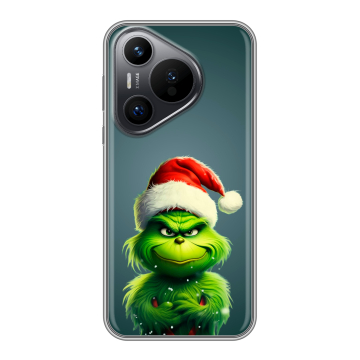 Силиконовый чехол на Huawei Pura 70 с принтом Новый год Силиконовый чехол на Huawei Pura 70 с принтом Новый год