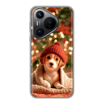 Силиконовый чехол на Huawei Pura 70 с принтом Новый год Силиконовый чехол на Huawei Pura 70 с принтом Новый год