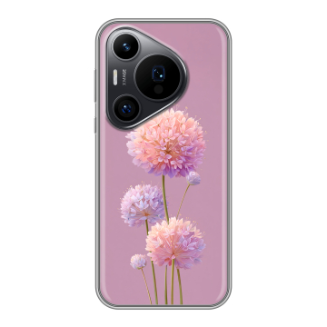 Силиконовый чехол на Huawei Pura 70 Pro с принтом Цветы
