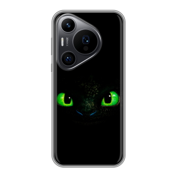 Силиконовый чехол на Huawei Pura 70 Pro с принтом Как приручить дракона Силиконовый чехол на Huawei Pura 70 Pro с принтом Как приручить дракона