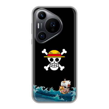 Силиконовый чехол на Huawei Pura 70 Pro с принтом One Piece Ван Пис Силиконовый чехол на Huawei Pura 70 Pro с принтом One Piece Ван Пис