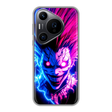 Силиконовый чехол на Huawei Pura 70 Pro с принтом Death note Тетрадь смерти