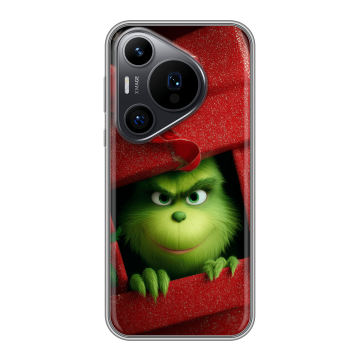 Силиконовый чехол на Huawei Pura 70 Pro с принтом Новый год
