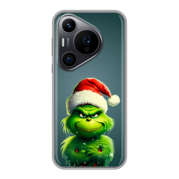 Силиконовый чехол на Huawei Pura 70 Pro с принтом Новый год Силиконовый чехол на Huawei Pura 70 Pro с принтом Новый год