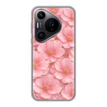 Силиконовый чехол на Huawei Pura 70 Pro с принтом женский
