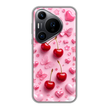 Силиконовый чехол на Huawei Pura 70 Pro с принтом для девочек Силиконовый чехол на Huawei Pura 70 Pro с принтом для девочек