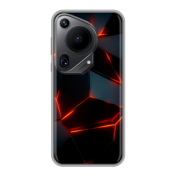 Силиконовый чехол на Huawei Pura 70 Ultra с принтом Яркие абстракции