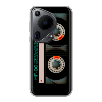 Силиконовый чехол на Huawei Pura 70 Ultra с принтом Кассета