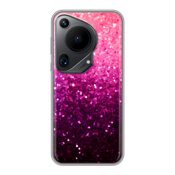 Силиконовый чехол на Huawei Pura 70 Ultra с принтом Блестки