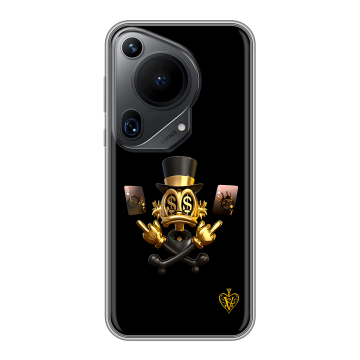 Силиконовый чехол на Huawei Pura 70 Ultra с принтом Золотой скрудж макдак