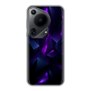 Силиконовый чехол на Huawei Pura 70 Ultra с принтом Абстракиция
