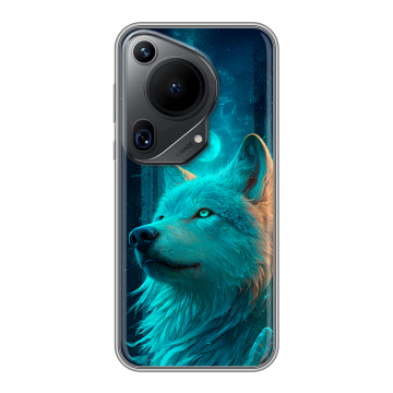 Силиконовый чехол на Huawei Pura 70 Ultra с принтом бабочки саккура