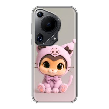 Силиконовый чехол на Huawei Pura 70 Ultra с принтом Куроми Kuromi 