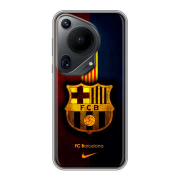 Силиконовый чехол на Huawei Pura 70 Ultra с принтом Барселона Barcelona